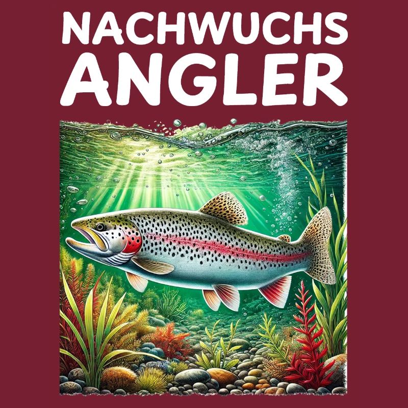 Forelle Kinder Angler Geschenk
