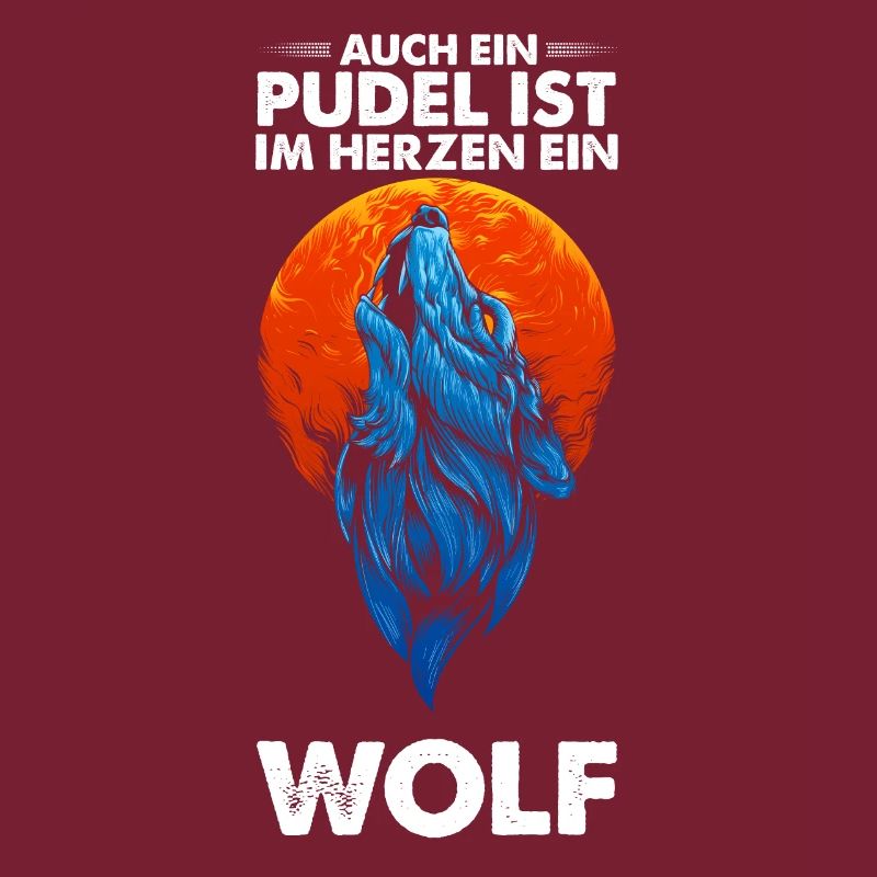 Auch ein Pudel ist im herzen ein Wolf