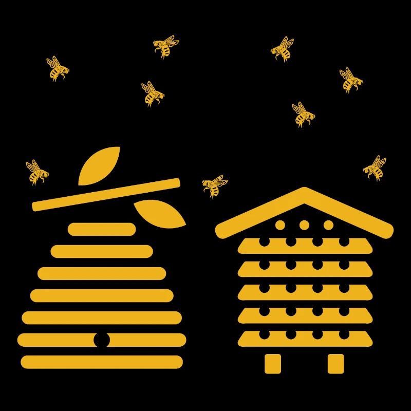 Beekeeper bee colony
