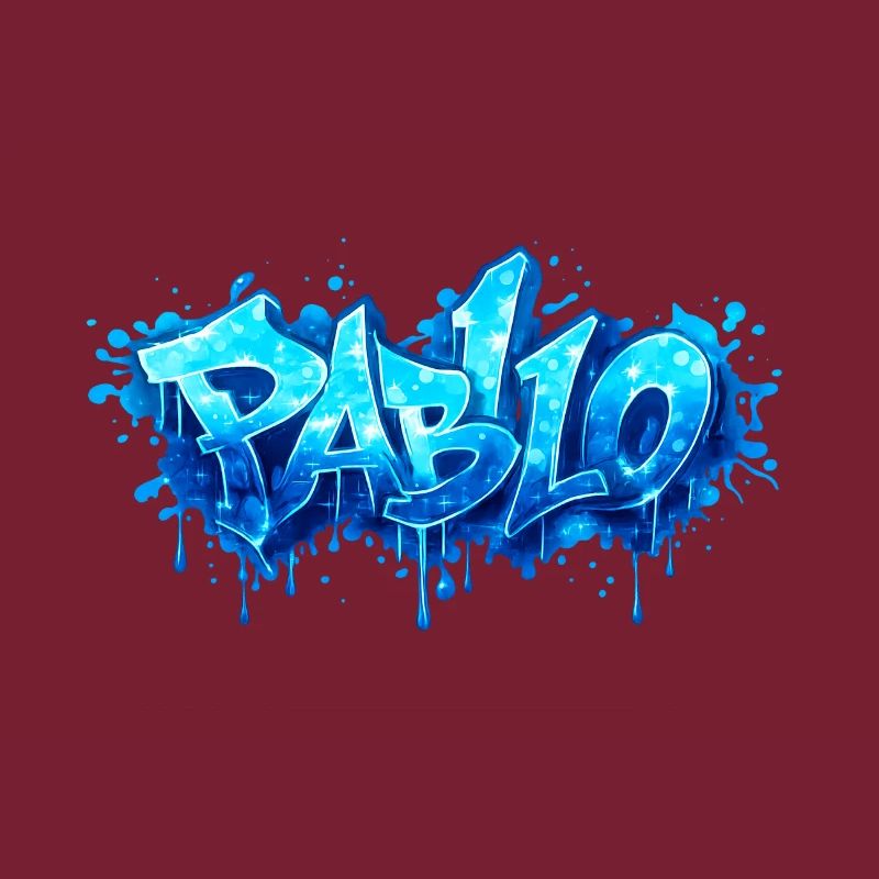 PABLO GRAFFITI NAME FOR PERFECT GIFT PRINTABLE 