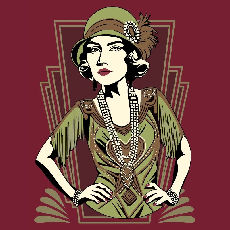 Flappers Mädchen VIVIAN