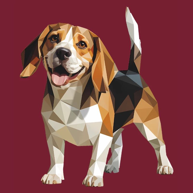 Beagle - Cool Low Poly Logo