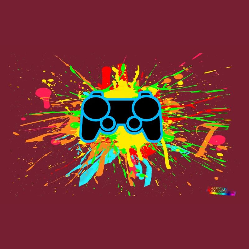 Controller Splatter Gamer