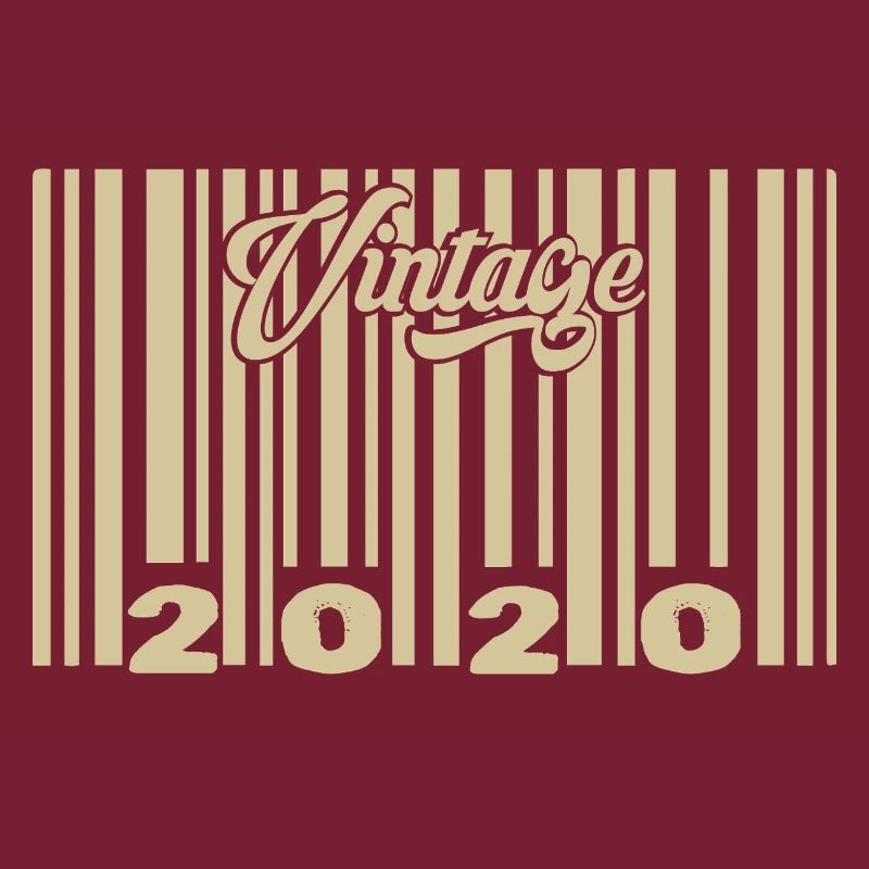 vintage 2020 Barcode 2020: Year 2025.