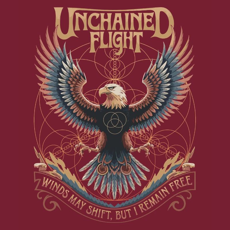 Unchained Flight - Eagle & Sacred Geometry