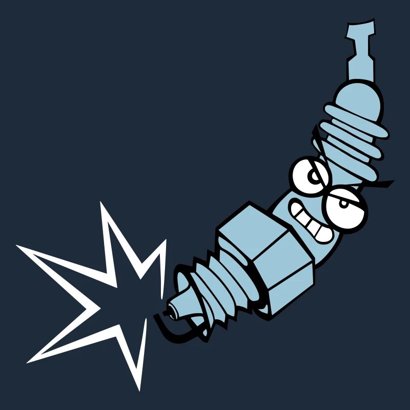 Spark plug with color changing function