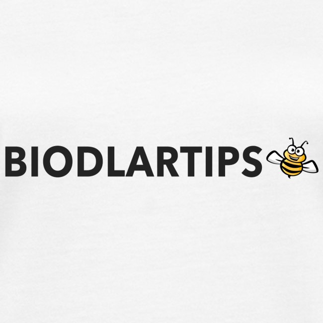 Biodlartips - Podcast logo med svart text