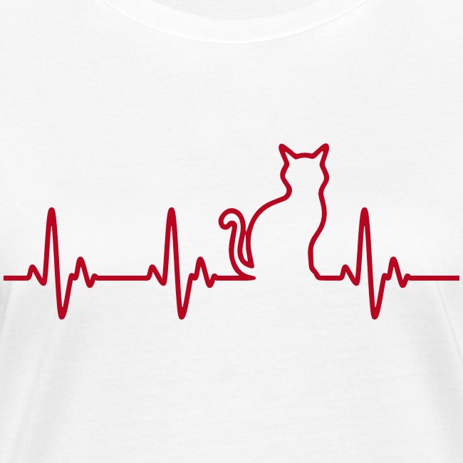 Ein Herz für Katzen - Frauen Bio-T-Shirt