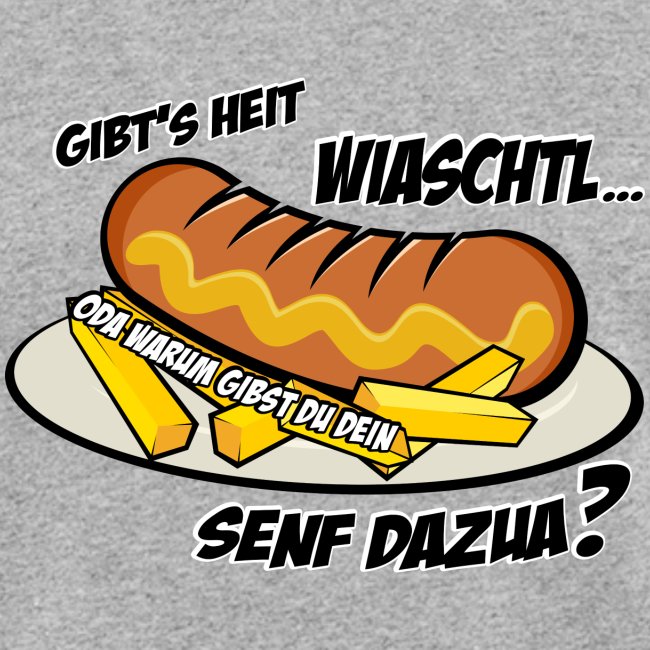 Vorschau: Wiaschtl mit Senf - Frauen Bio-T-Shirt