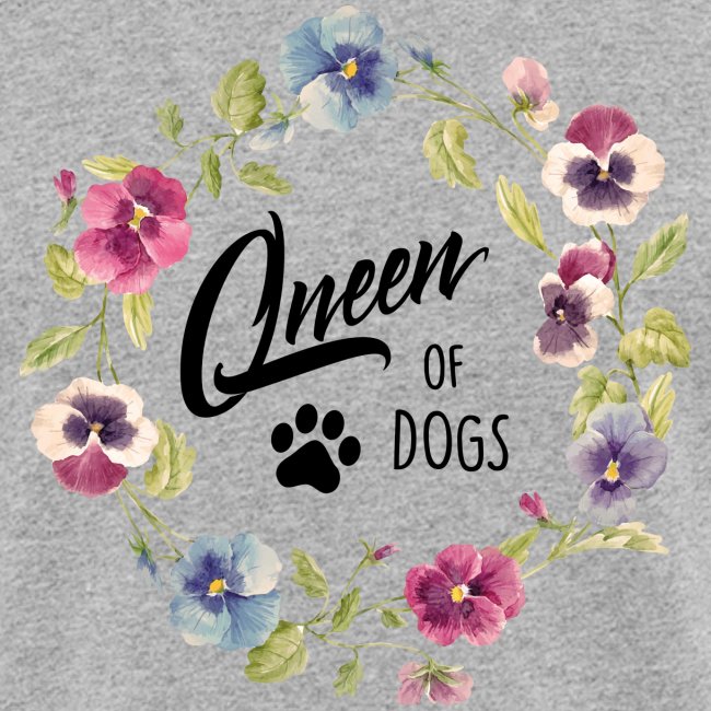 queen of dogs - Frauen Bio-T-Shirt