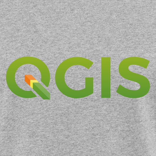 QGIS text logo