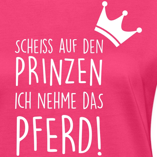 Prinz Pferd - Frauen Bio-T-Shirt