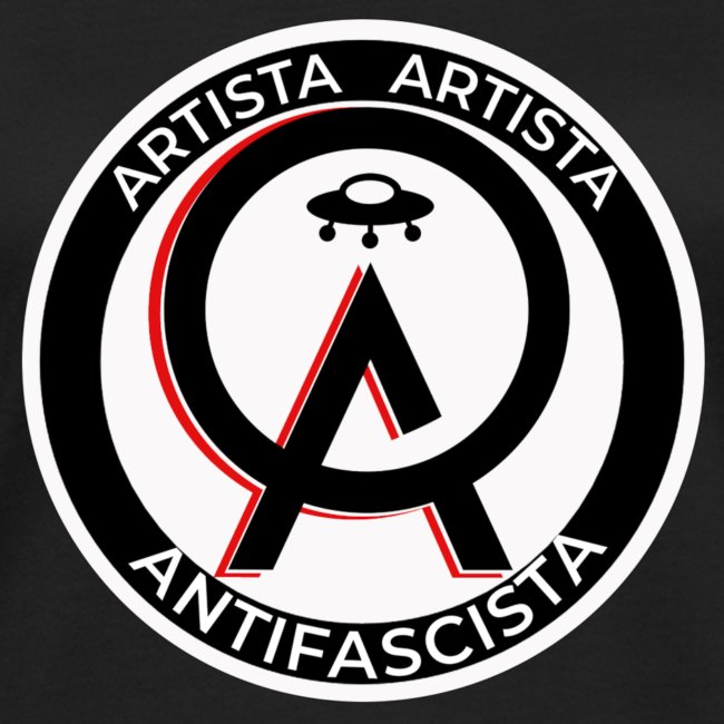 Artista Artista Antifascista white background