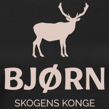 Bjørn - Skogens konge - Økologisk T-skjorte for kvinner
