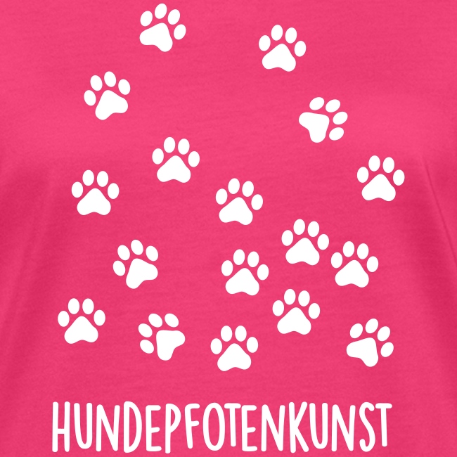 Hundepfotenkunst - Frauen Bio-T-Shirt