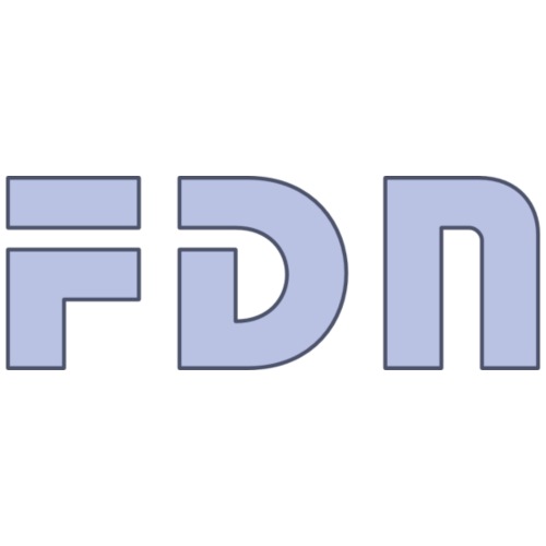 Logo French Data Network bleu