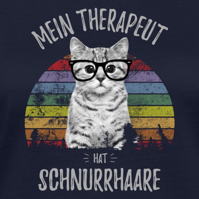 Vorschau: Therapeut Katze - Frauen Bio-T-Shirt
