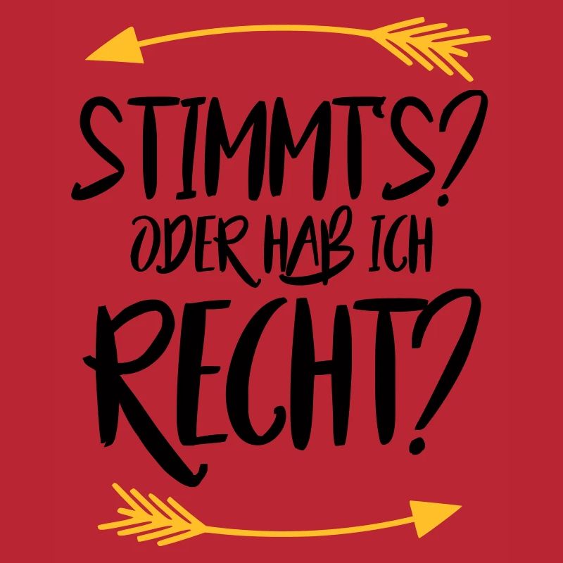 Stimmt s oder hab ich recht