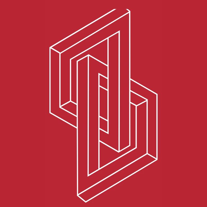 Optical Illusion - Impossible figure - Geometry