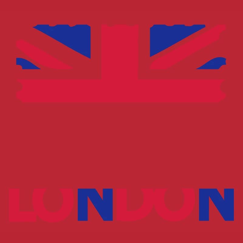 Texte LONDRES Royaume-Uni Drapeau