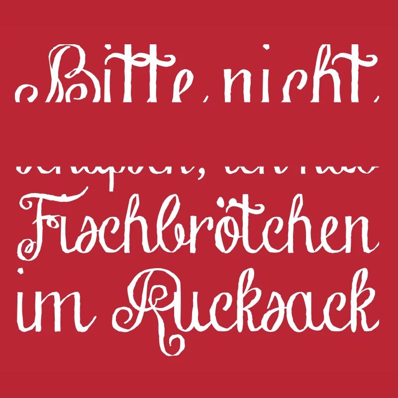 Fischbrötchen Rucksack
