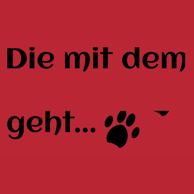 die mit dem hund geht