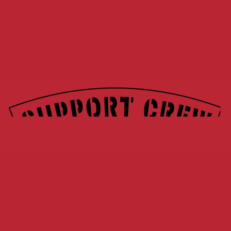 Support crew style patch
