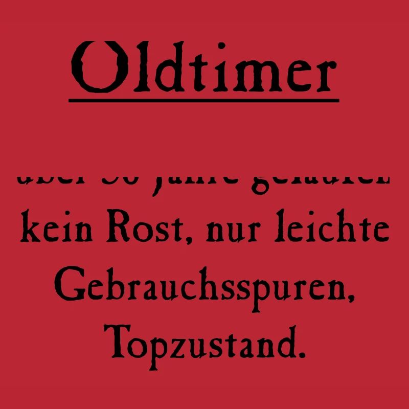 Geburtstag Oldtimer 50 original RAHMENLOS® Design