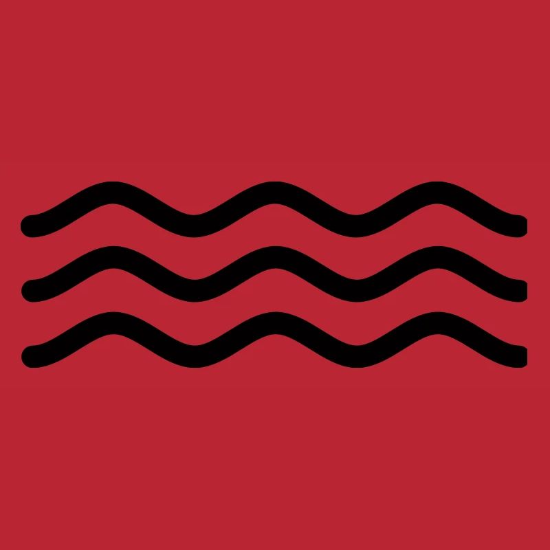 Abstract sign for water