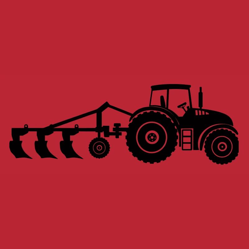 Acker-Traktor-Pflug