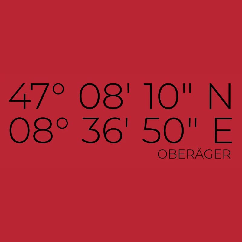 Coordinates Oberägeri Zug Switzerland