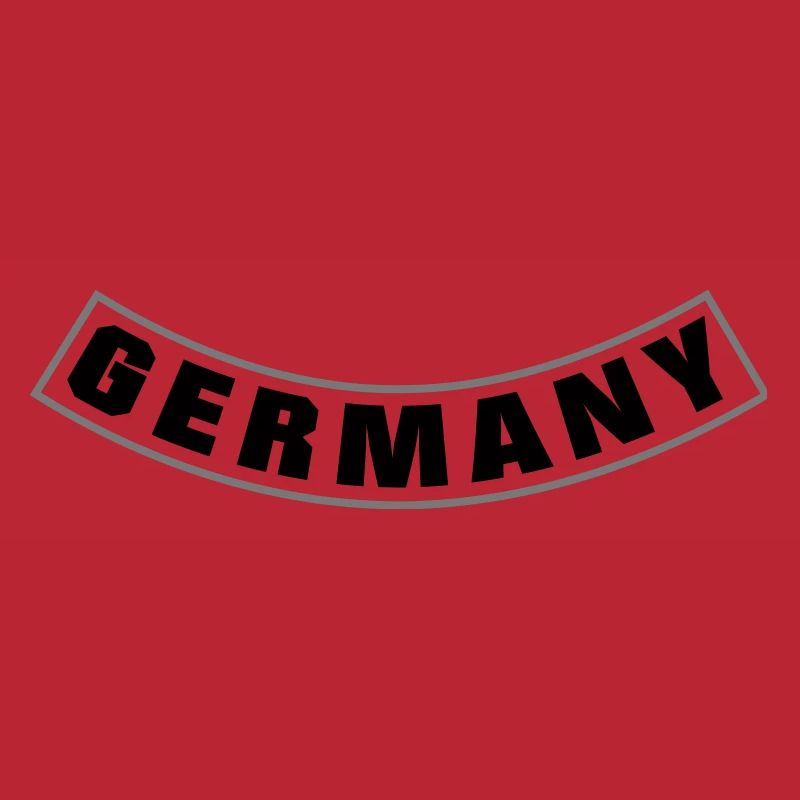 Germany Rocker Patch Bottom Rocker