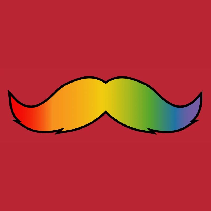 Rainbow Beard Queer Black