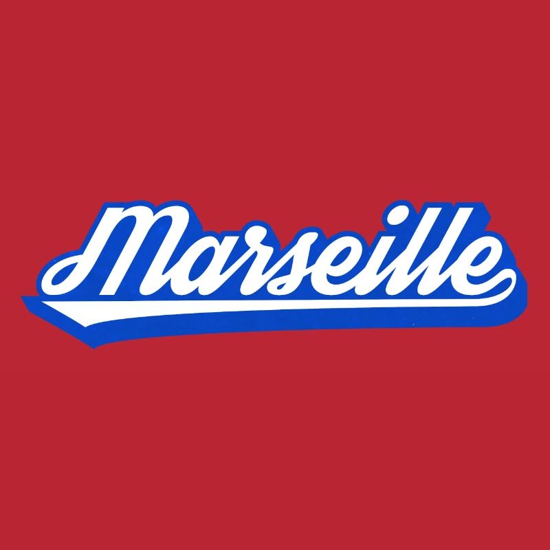 Marseille Retro Blau Script