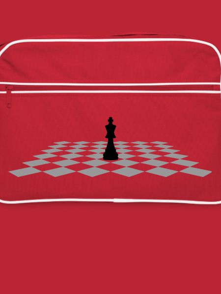 Chess king on chessboard
