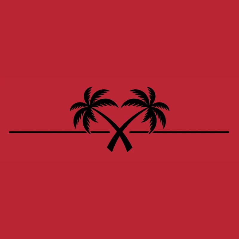Palm Tree Symbol Island