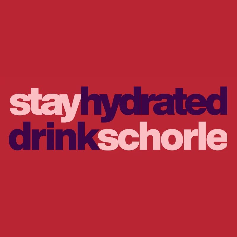 Restez hydraté - buvez du spritzer