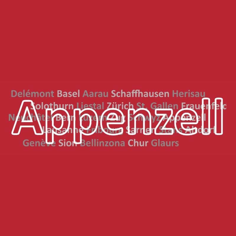 Schweizer Städte Appenzell