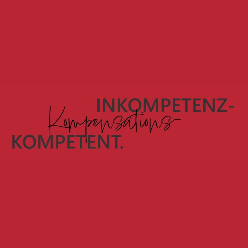 Inkompetenz Kompensations Kompetenz Wortspiel
