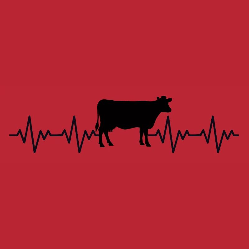 Bauer Kuh EKG Herzschlag