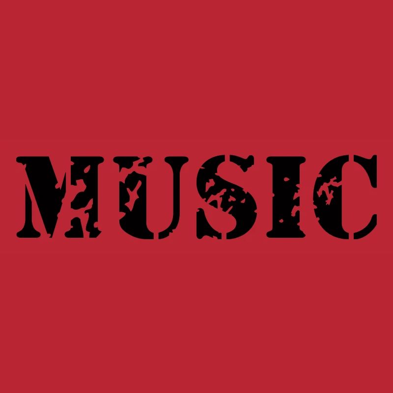 La musique comme la conception d'impression de