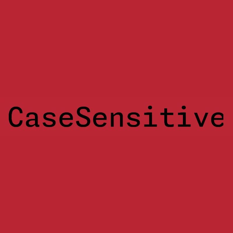 CaseSensitive Developer Humor