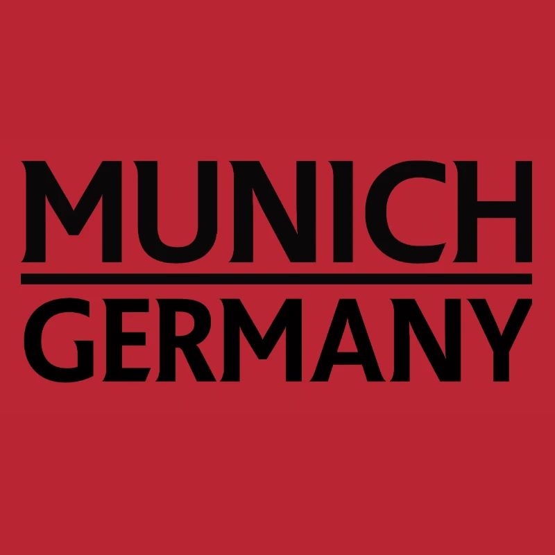 Munich – Germany Textdesign