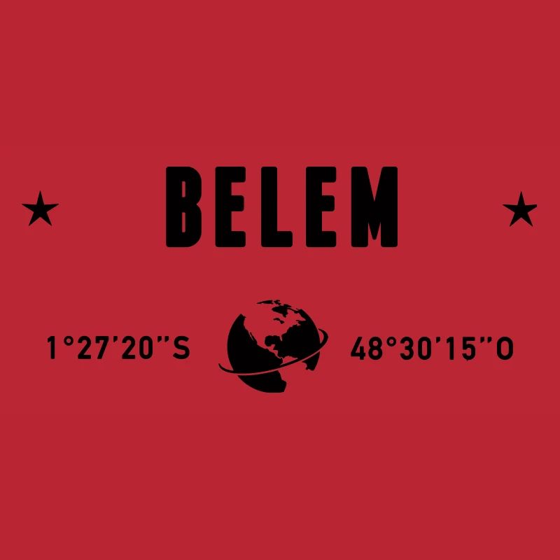 Belem Brazil Coordinates Gps Globe