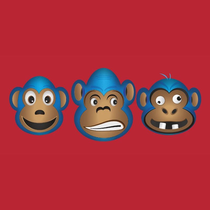 Blue Monkey Trio Expressions