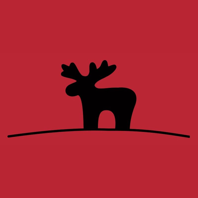 Idée cadeau silhouette Moose Noël