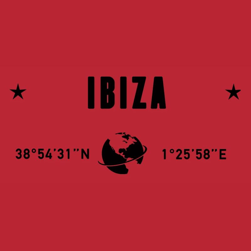 Ibiza Spain Coordinates Gps Globe