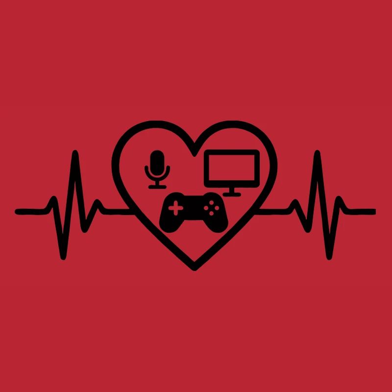 Streaming Gamer Heart Micro Screen Controller