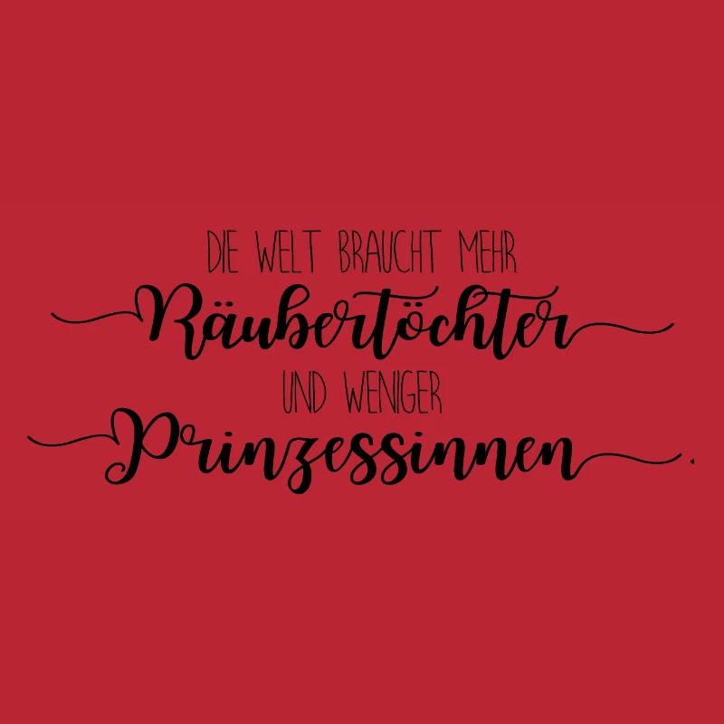 Räubertochter oder Prinzessin - schwarz