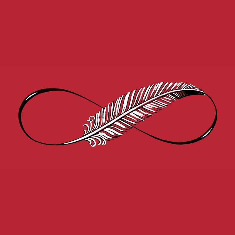 Cute Lines Infinity Feder